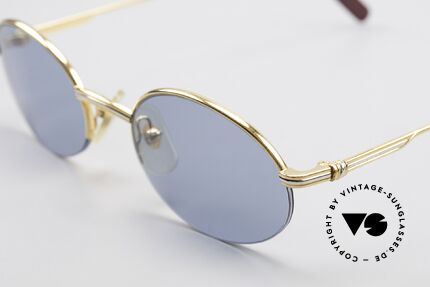 Cartier Manhattan Oval Luxury Sunglasses 90's, costly 22ct gold-plated, in a SMALL / MEDIUM size, Made for Men and Women