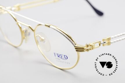 Fred Winch Small Oval Luxury Eyeglasses, unworn, like all our rare FRED vintage eyeglass-frames, Made for Men