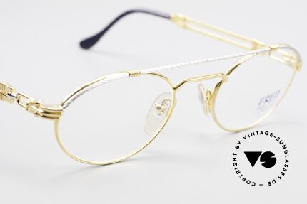 Fred Winch Small Oval Luxury Eyeglasses, NO RETRO; an old ORIGINAL with a new BVLGARI case, Made for Men
