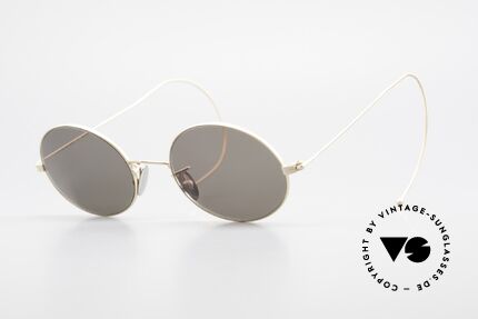 Cutler And Gross 0410 Oval Frame With Sports Temples Details