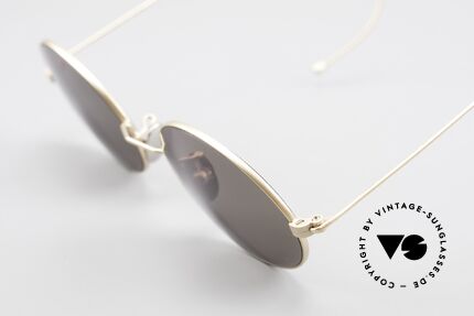 Cutler And Gross 0410 Oval Frame With Sports Temples, never worn; like all our vintage Cutler & Gross eyewear, Made for Men and Women
