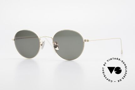 Cutler And Gross 0369 90's Panto Designer Sunglasses, CUTLER and GROSS designer shades from the late 90's, Made for Men and Women