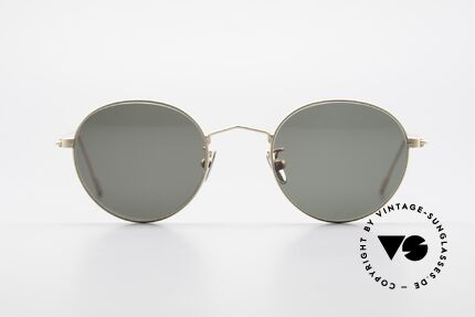 Cutler And Gross 0369 90's Panto Designer Sunglasses, classic, timeless UNDERSTATEMENT luxury sunglasses, Made for Men and Women