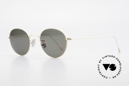Cutler And Gross 0369 90's Panto Designer Sunglasses, stylish & distinctive in absence of an ostentatious logo, Made for Men and Women