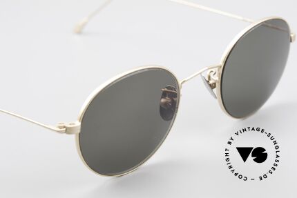 Cutler And Gross 0369 90's Panto Designer Sunglasses, never worn; like all our vintage Cutler & Gross eyewear, Made for Men and Women