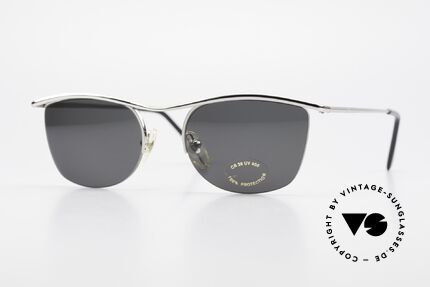 Cutler And Gross 0422 Half Rimless Sunglasses 90's Details