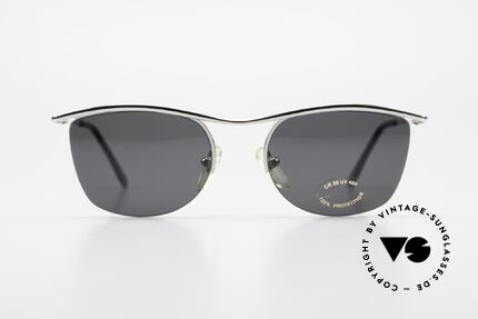 Cutler And Gross 0422 Half Rimless Sunglasses 90's, classic, timeless UNDERSTATEMENT luxury sunglasses, Made for Men and Women