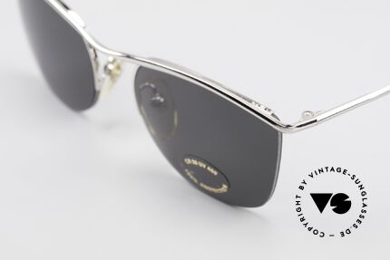 Cutler And Gross 0422 Half Rimless Sunglasses 90's, semi rimless: the sun lenses are fixed with Nylor thread, Made for Men and Women