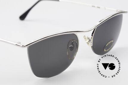 Cutler And Gross 0422 Half Rimless Sunglasses 90's, never worn; like all our vintage Cutler & Gross eyewear, Made for Men and Women