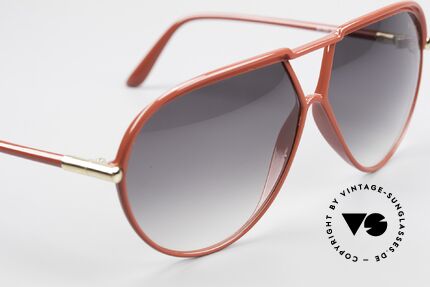 Yves Saint Laurent 8129 Y21 Rare 70's Aviator Sunglasses, with gray-gradient sun lenses for 100% UV protection, Made for Men and Women