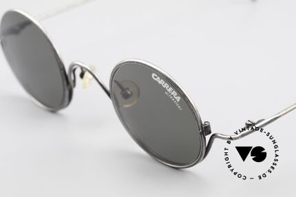 Carrera 5566 Round Vintage Sunglasses 90s, with high-end Carrera lenses for max. UV-protection, Made for Men and Women