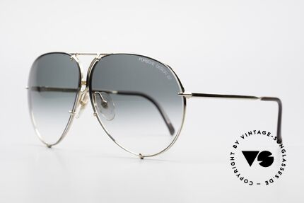 Porsche 5623 Black Mass Movie Sunglasses, the legend with interchangeable lenses; true vintage, Made for Men and Women