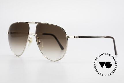 Christian Dior 2248 XL 80's Monsieur Sunglasses, classic aviator design in XL size 60-17 (145mm width), Made for Men