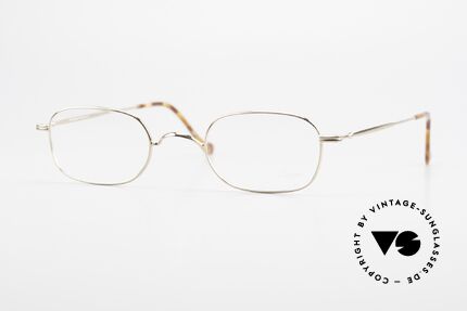 Lunor 322 Classic Vintage Eyeglasses 90s, LUNOR: shortcut for French "Lunette d'Or" (gold glasses), Made for Men and Women