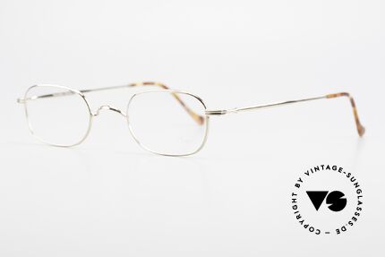 Lunor 322 Classic Vintage Eyeglasses 90s, well-known for the "W-bridge" & the plain frame designs, Made for Men and Women