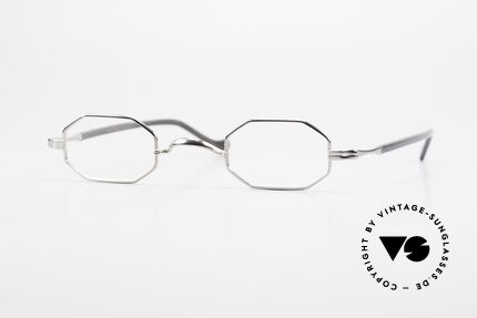 Lunor Octag II-A Octagonal Vintage Eyeglasses, Lunor: shortcut for French "Lunette d'Or" (gold glasses), Made for Men and Women