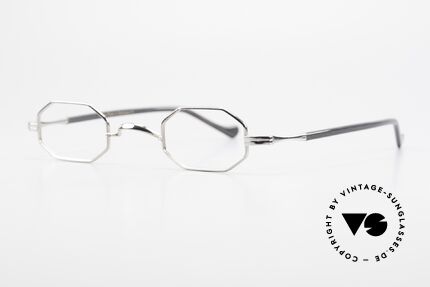 Lunor Octag II-A Octagonal Vintage Eyeglasses, well-known for the "W-bridge" & the plain frame designs, Made for Men and Women