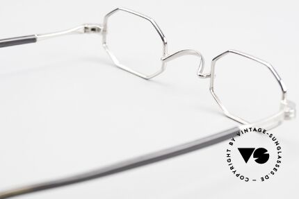 Lunor Octag II-A Octagonal Vintage Eyeglasses, the octagonal LUNOR frame comes with an original case, Made for Men and Women