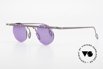 Theo Belgium Tita VII 5 Vintage Titanium Sunglasses, TITA SERIES = XL titanium frames by Theo from the 90's, Made for Men and Women