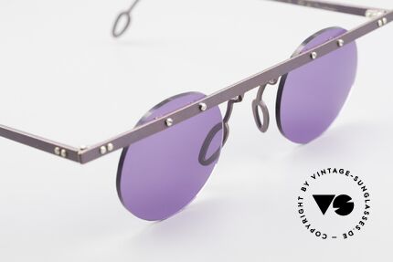 Theo Belgium Tita VII 5 Vintage Titanium Sunglasses, an old, unworn THEO original and NO RETRO EYEWEAR, Made for Men and Women