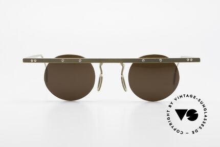Theo Belgium Tita VII 10 Crazy Titanium Sunglasses 90s, founded in 1989 as 'anti mainstream' eyewear / glasses, Made for Men and Women