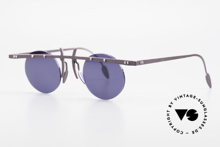 Theo Belgium Tita VI 4 Crazy Sunglasses Titanium 90s, TITA SERIES = L titanium frames by Theo from the 90's, Made for Men and Women