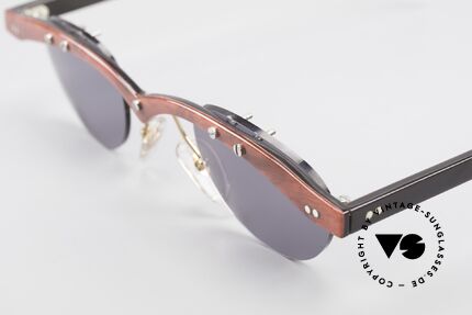 Theo Belgium Gamma 90's Buffalo Horn Sunglasses, the first Theo collection "Balkenbril" was made of horn, Made for Men and Women