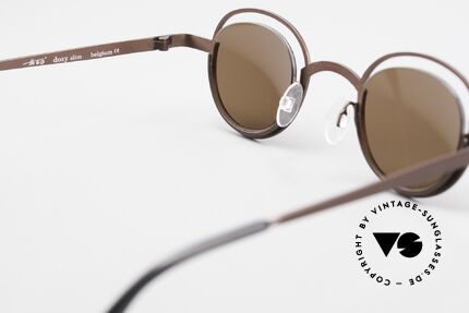 Theo Belgium Dozy Slim Crazy 90s Designer Sunglasses, NO RETRO frame; but a rare 20 years old ORIGINAL, Made for Men and Women