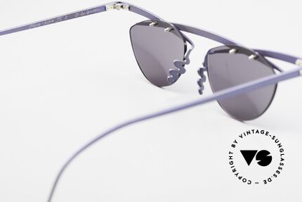 Theo Belgium Tita III 2 Crazy Vintage Sunglasses XL, sun lenses (100% UV) can be replaced with prescriptions, Made for Men and Women