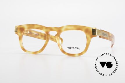 Tiffany T739 Striking Vintage Nerd Frame, enormous punchy vintage glasses by TIFFANY, Made for Men