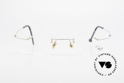 Paul Chiol 2001 Unique Rimless Eyeglasses, a synonym for sophisticated rimless spectacles, Made for Men and Women