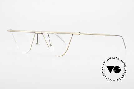 GMC 6600 Rimless Art Glasses Bauhaus, filigree and cleverly devised design; simply chichi, Made for Men and Women
