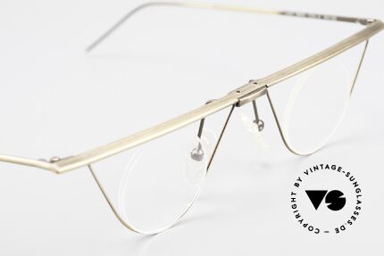 GMC 6600 Rimless Art Glasses Bauhaus, an unworn masterpiece with original DEMO lenses, Made for Men and Women
