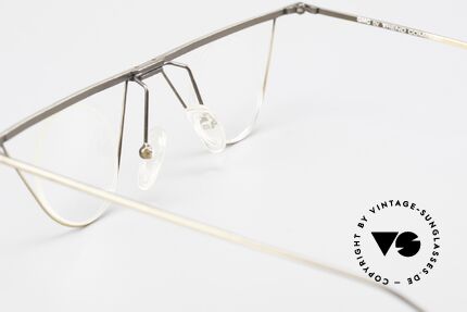 GMC 6600 Rimless Art Glasses Bauhaus, the frame (Bauhaus style) can be glazed optionally, Made for Men and Women