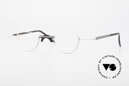 Wolfgang Katzer Fil 5 Genuine Horn Reading Glasses, precious 1990's eyeglass-frame by Wolfgang Katzer, Made for Men