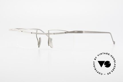 Rosenberger Franca Titan Frame Made in Bavaria, interesting 1990's eyeglass-frame by Rosenberger, Made for Men and Women