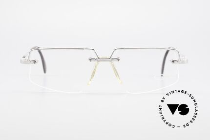 Cazal 742 Rimless Cazal Men's Frame, interesting combination of lenses and frame, Made for Men
