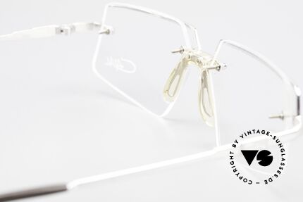 Cazal 742 Rimless Cazal Men's Frame, demo lenses can be replaced with prescriptions, Made for Men