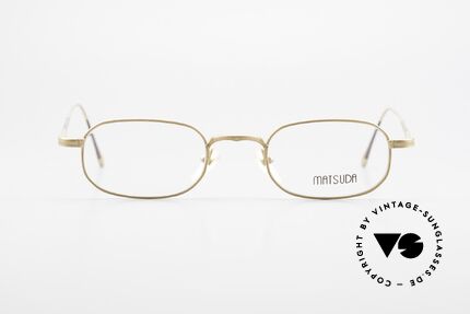 Matsuda 10108 Men's Eyeglasses 90's High End, unbelievable craftsmanship, top-notch, made in Japan, Made for Men