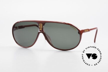 Carrera 5412 3 Sets Of Different Sun Lenses, simply ingenious 80's vintage sunglasses by CARRERA, Made for Men and Women