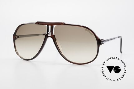 Carrera 5590 3 Sets Interchangeable Lenses, simply ingenious 80's vintage sunglasses by CARRERA, Made for Men