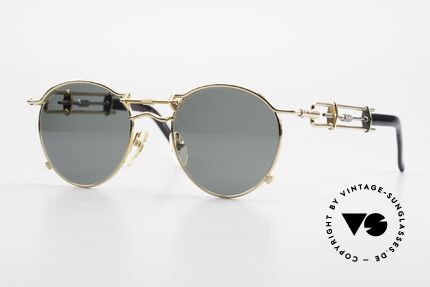 Jean Paul Gaultier 56-0174 90's Steampunk Shades Tupac, rare and unique Jean Paul GAULTIER designer sunglasses, Made for Men and Women