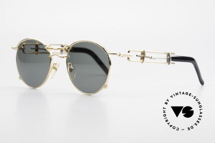 Jean Paul Gaultier 56-0174 90's Steampunk Shades Tupac, true CULT OBJECT; often called as 'steampunk sunglasses', Made for Men and Women