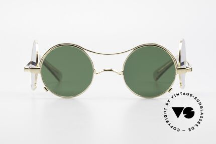 Jean Paul Gaultier 58-0105 4lens Design With Side Shields, NO RETRO fashion, a rare old original, museum piece, Made for Men and Women