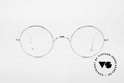 Lunor Advantage 420 GP Round Titan Frame Gold Plated, without ostentatious logos (but in a timeless elegance), Made for Men and Women