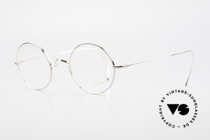 ブランド通販 Titan Round GP 420 Advantage Lunor Glasses Frame Plated Gold 小物