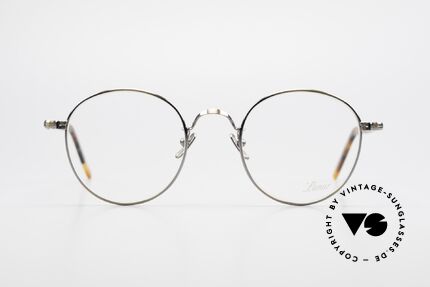Lunor VA 111 Classy Men's Panto Eyeglasses, without ostentatious logos (but in a timeless elegance), Made for Men
