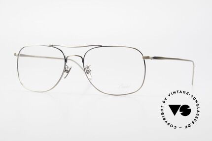 Lunor Aviator II P4 AG Classy Men's Eyeglass-Frame, LUNOR: honest craftsmanship with attention to details, Made for Men