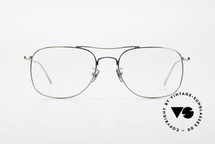 Lunor Aviator II P4 AG Classy Men's Eyeglass-Frame, without ostentatious logos (but in a timeless elegance), Made for Men