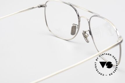 Lunor Aviator II P4 AG Classy Men's Eyeglass-Frame, unworn; demo lenses can be replaced with prescriptions, Made for Men